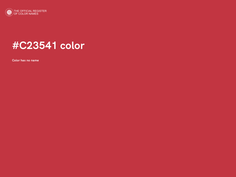 #C23541 color image