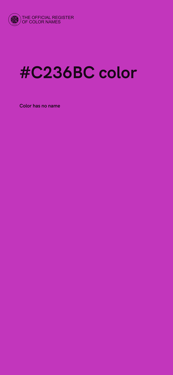 #C236BC color image