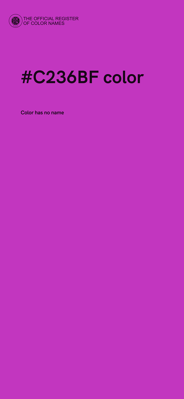#C236BF color image