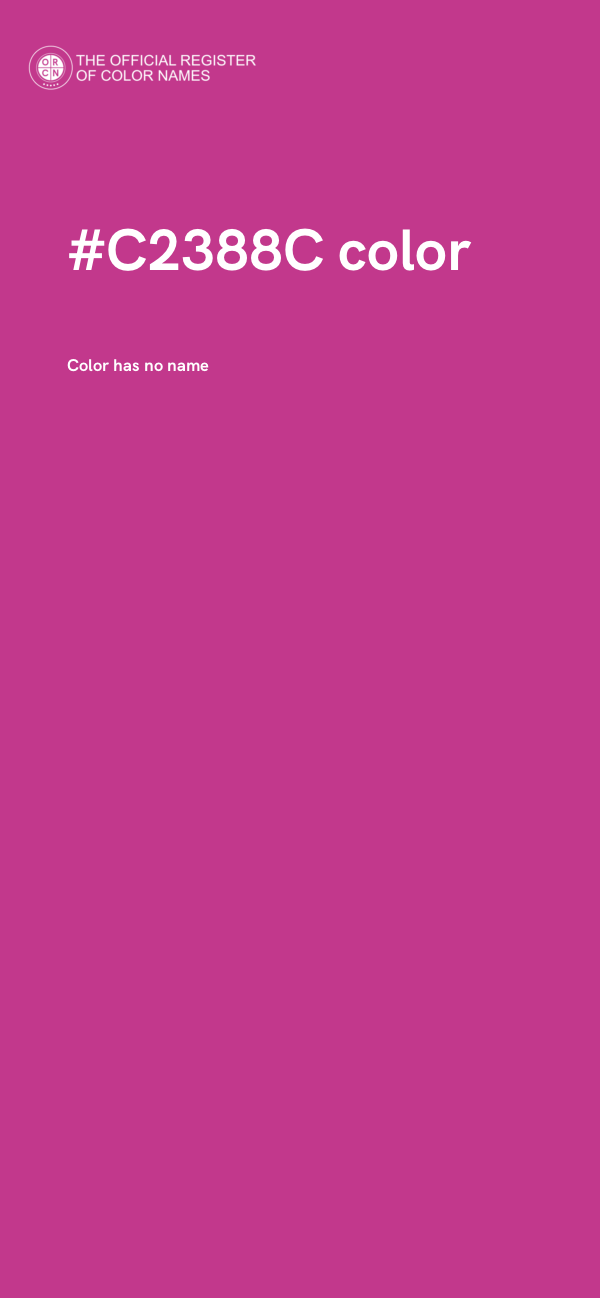 #C2388C color image