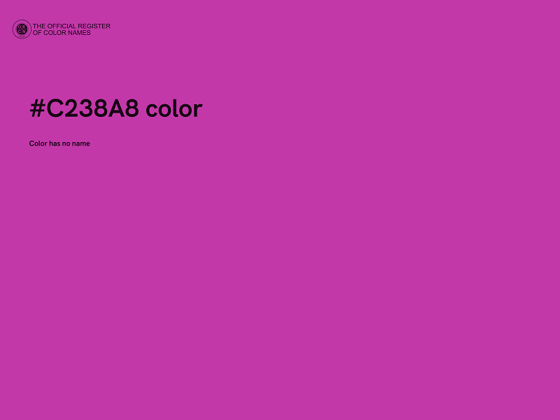 #C238A8 color image