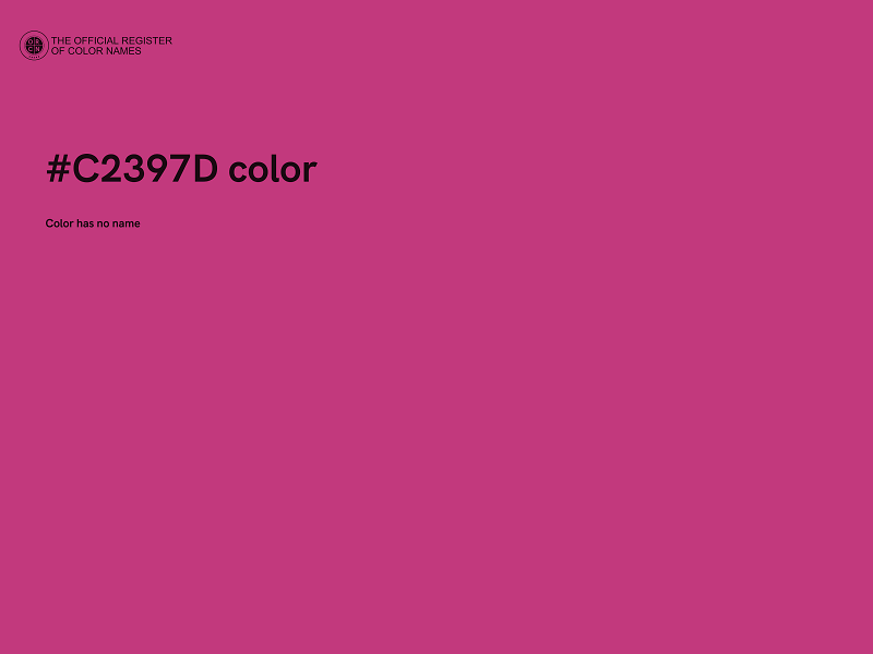 #C2397D color image