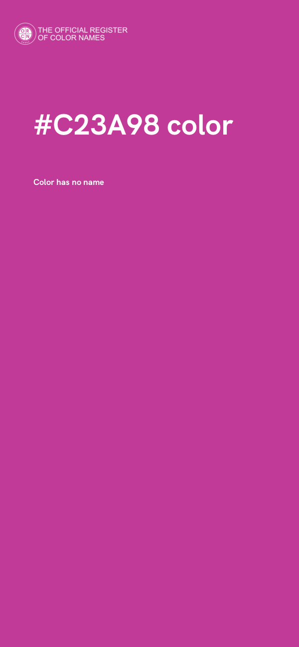 #C23A98 color image