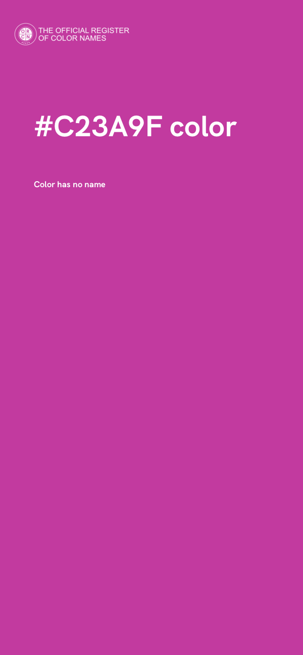 #C23A9F color image