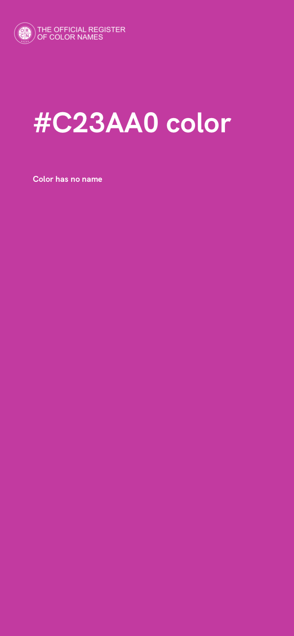 #C23AA0 color image