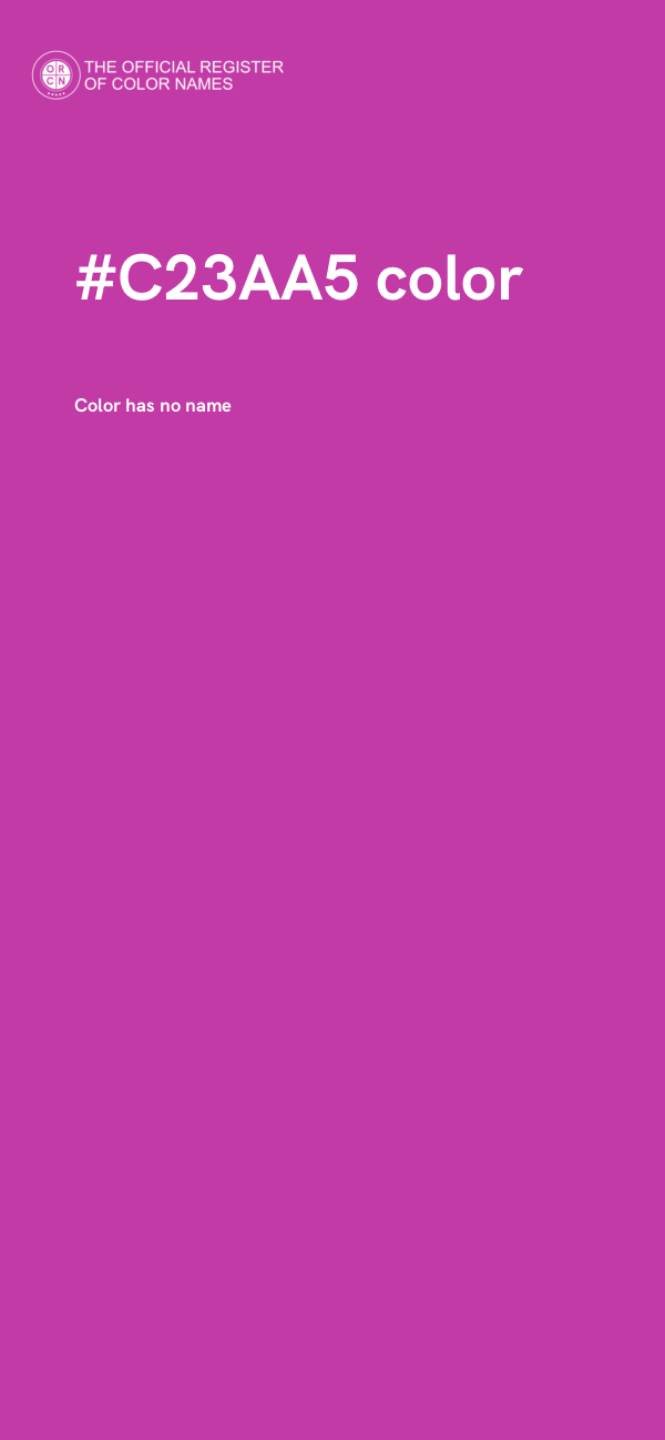 #C23AA5 color image