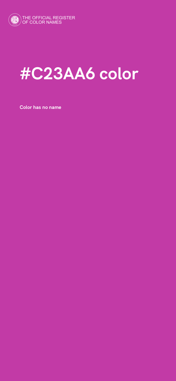 #C23AA6 color image