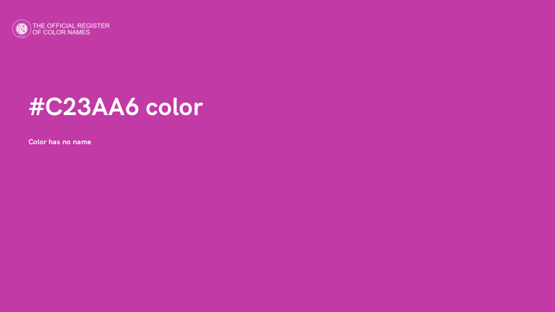 #C23AA6 color image