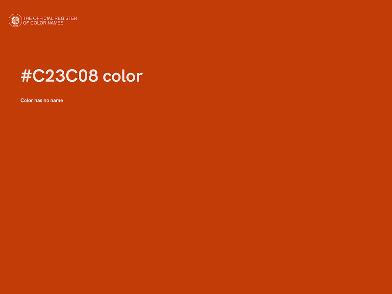 #C23C08 color image