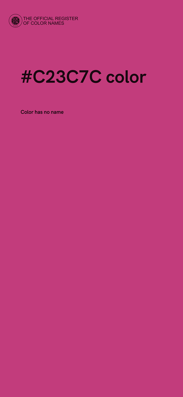#C23C7C color image