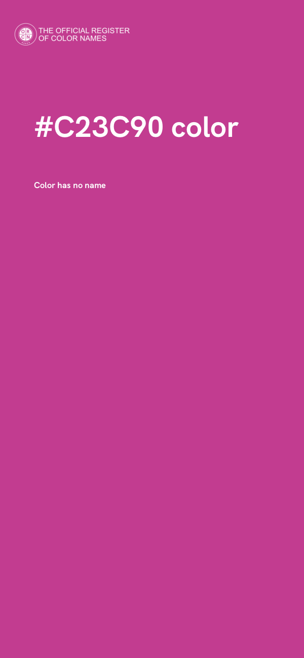 #C23C90 color image