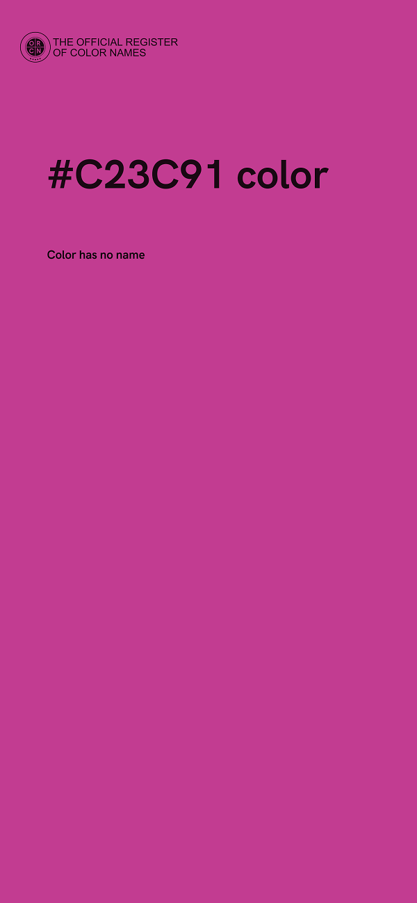 #C23C91 color image