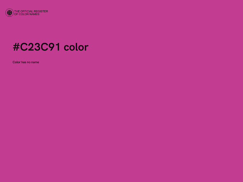 #C23C91 color image