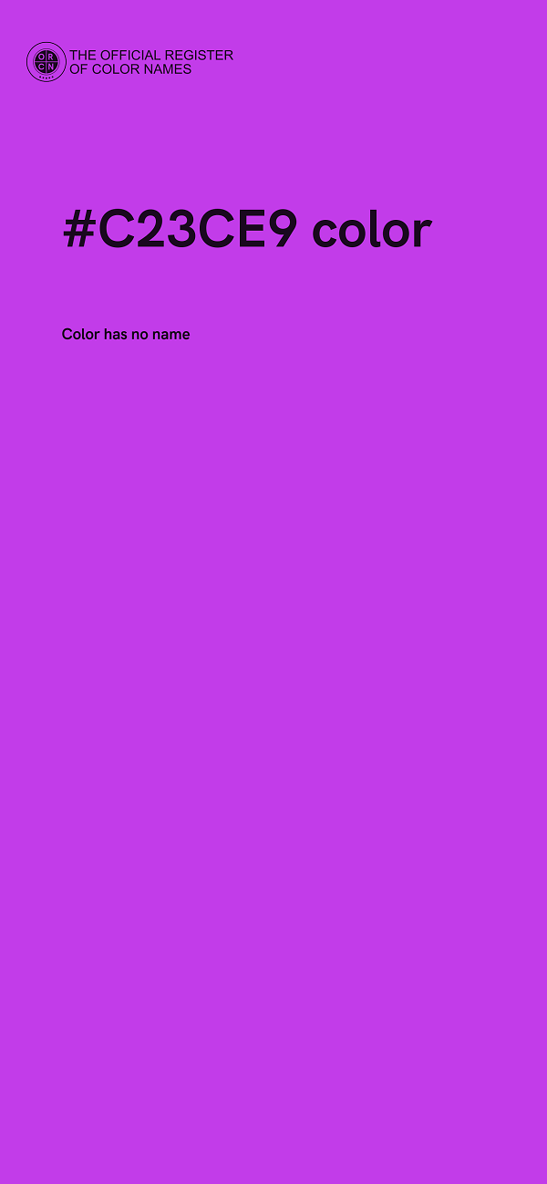 #C23CE9 color image