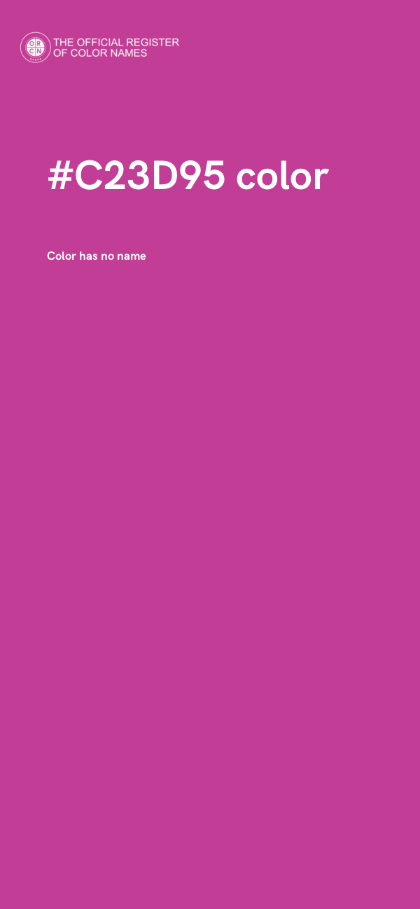 #C23D95 color image