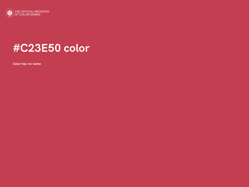 #C23E50 color image