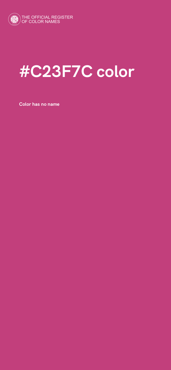 #C23F7C color image