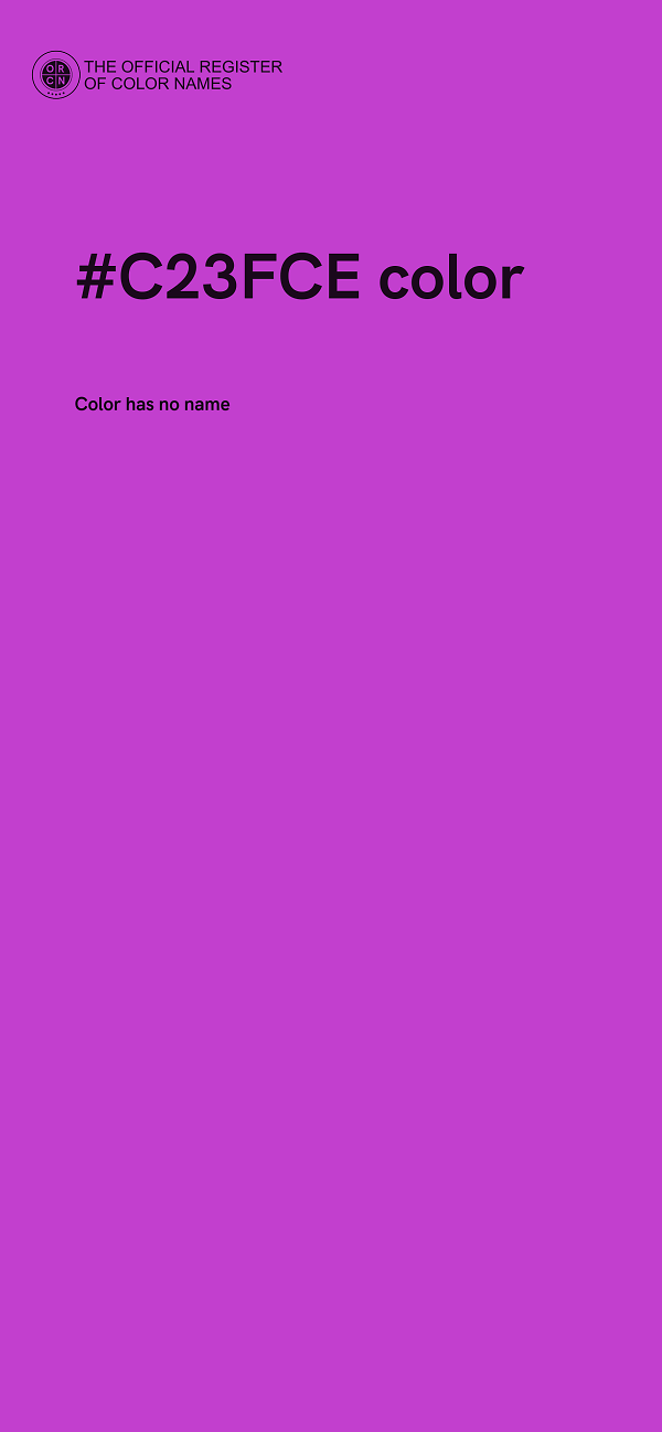 #C23FCE color image