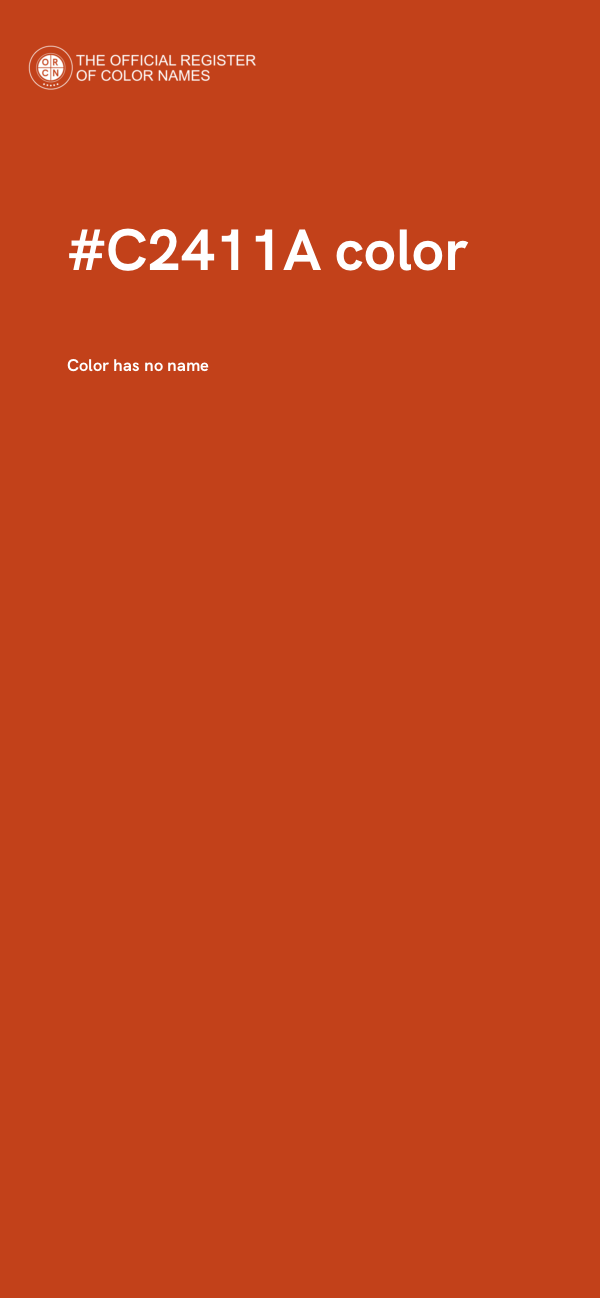 #C2411A color image