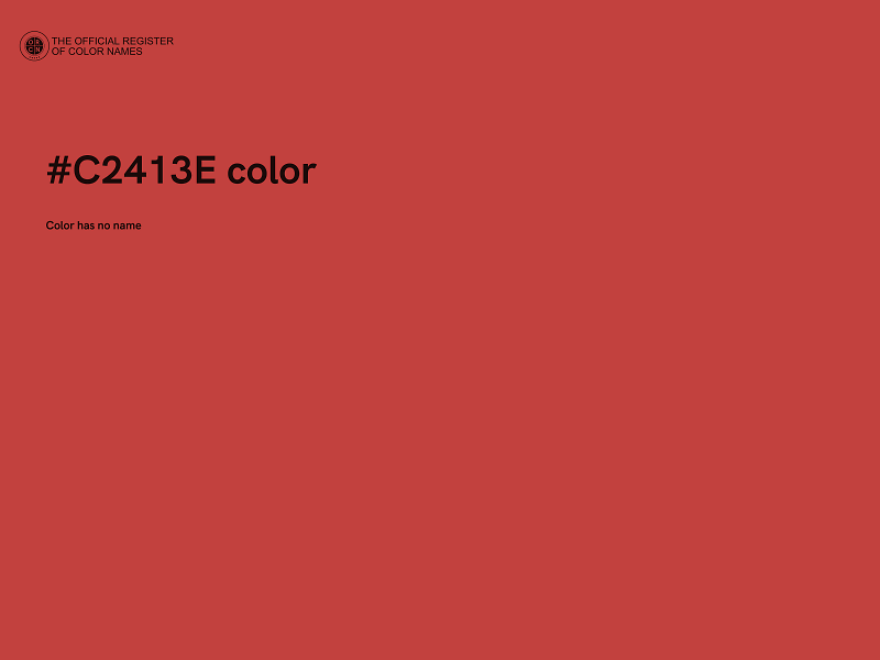 #C2413E color image