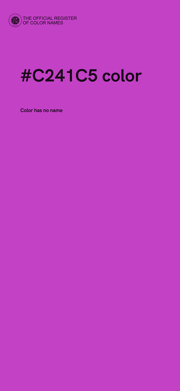 #C241C5 color image