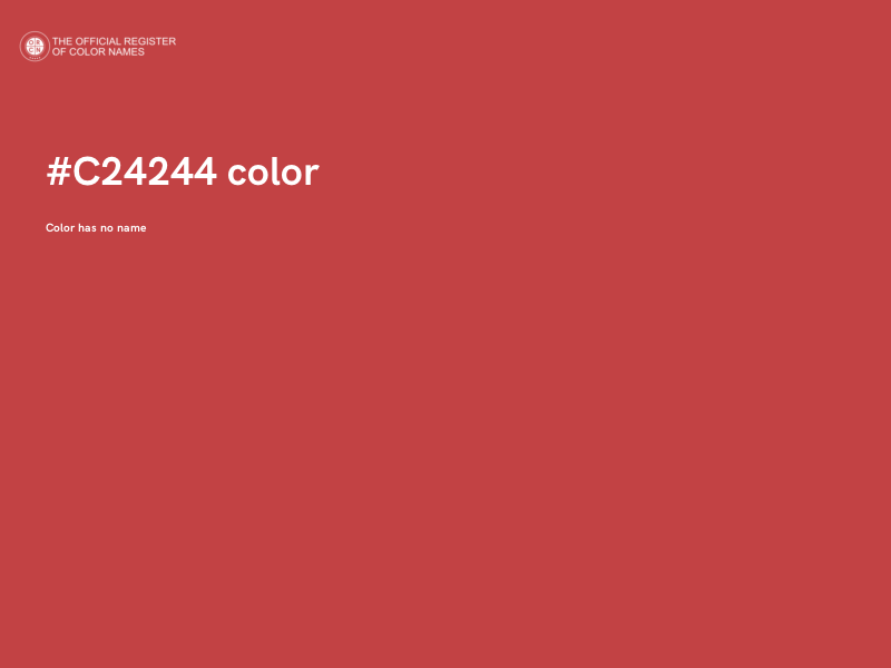 #C24244 color image