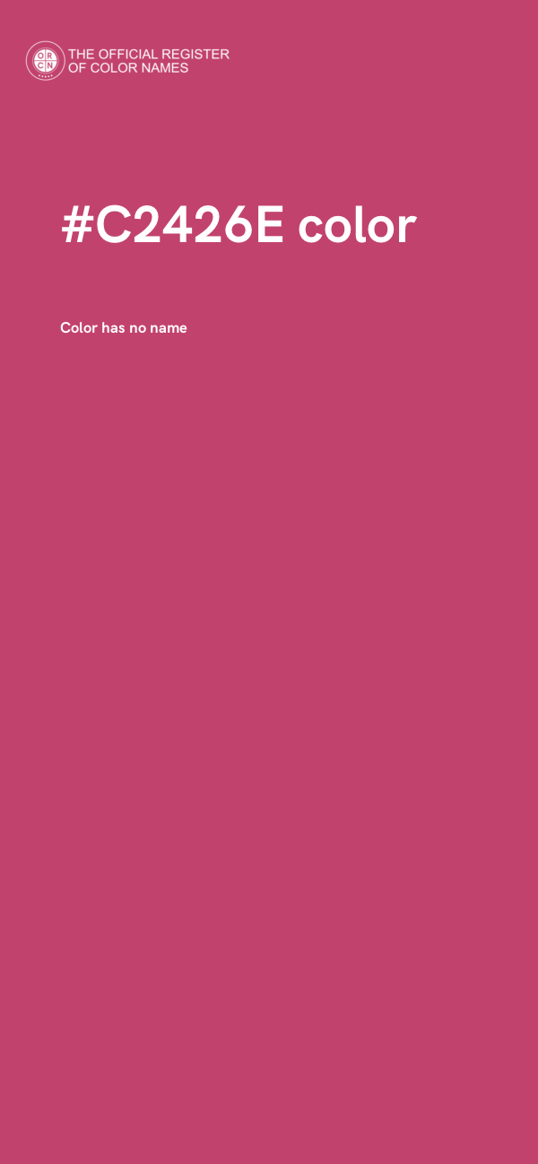 #C2426E color image