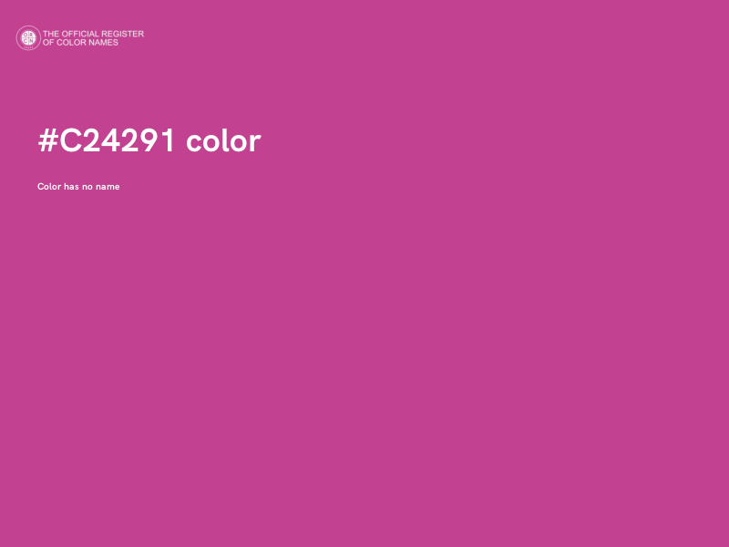 #C24291 color image