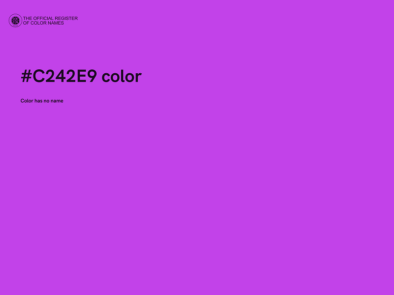 #C242E9 color image