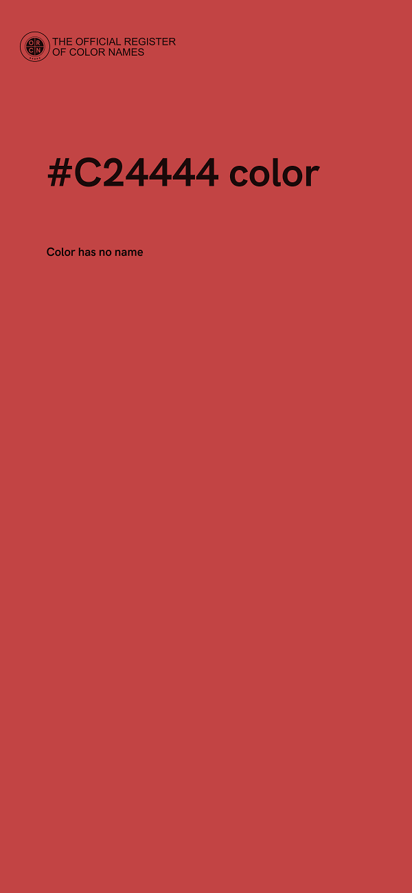 #C24444 color image