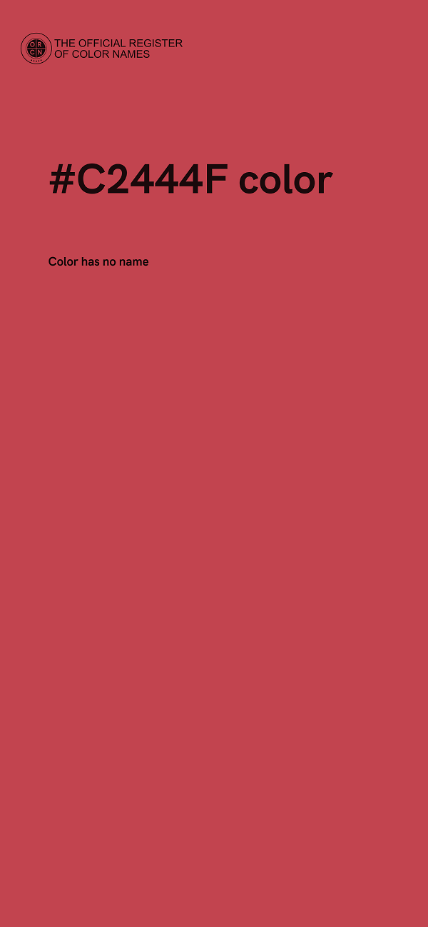 #C2444F color image