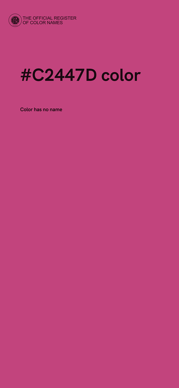 #C2447D color image
