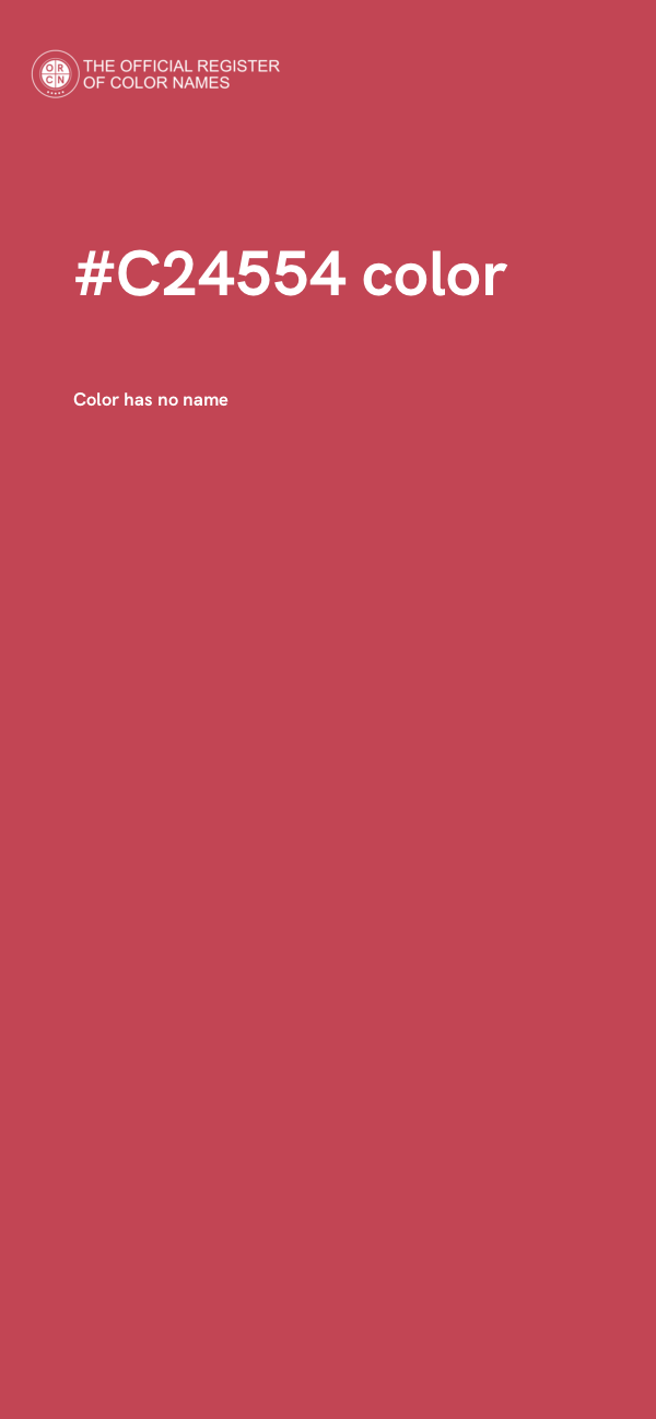 #C24554 color image