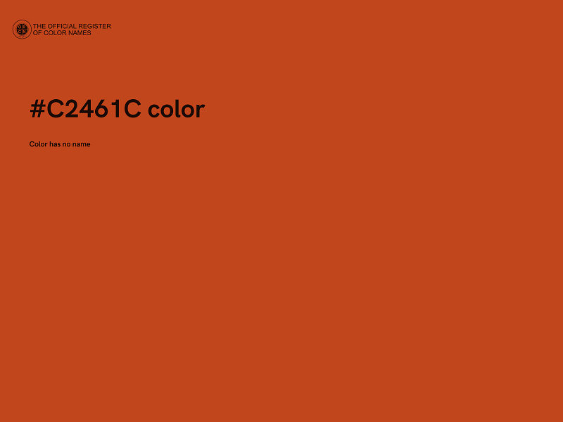#C2461C color image