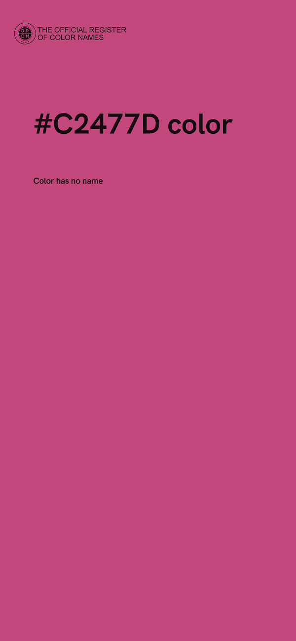 #C2477D color image