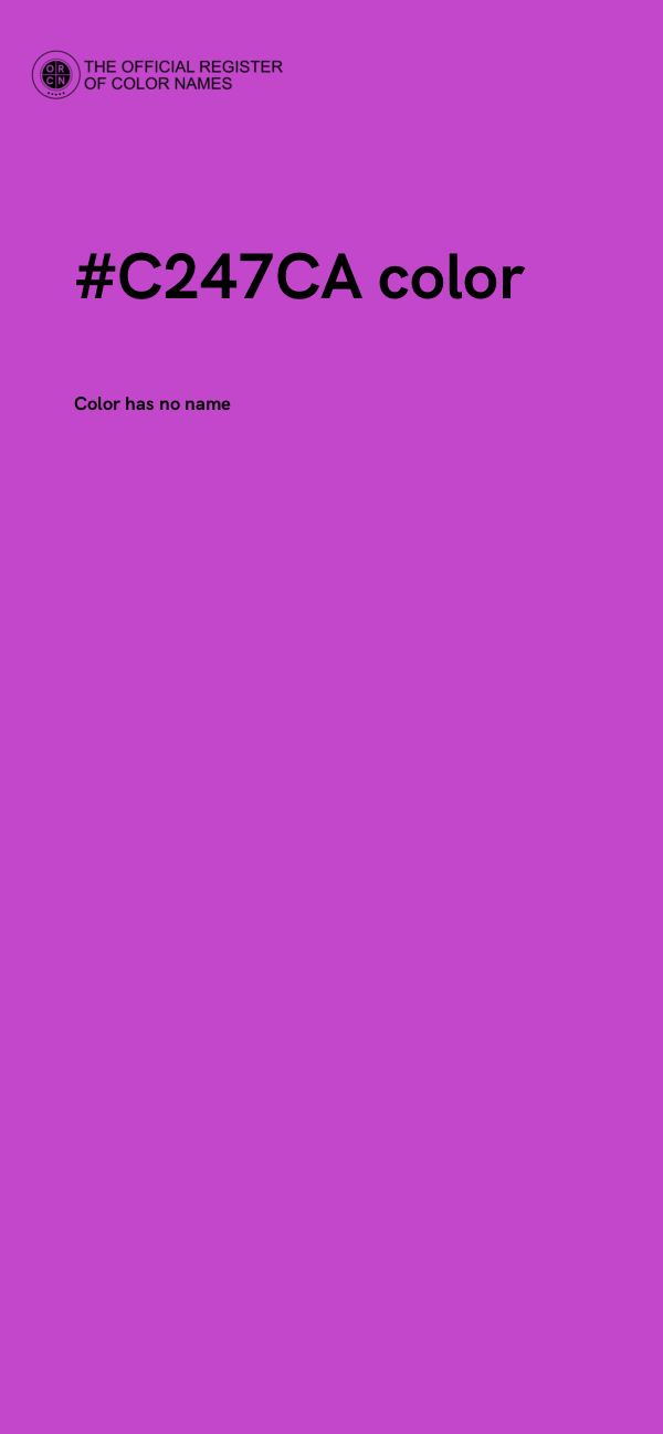 #C247CA color image
