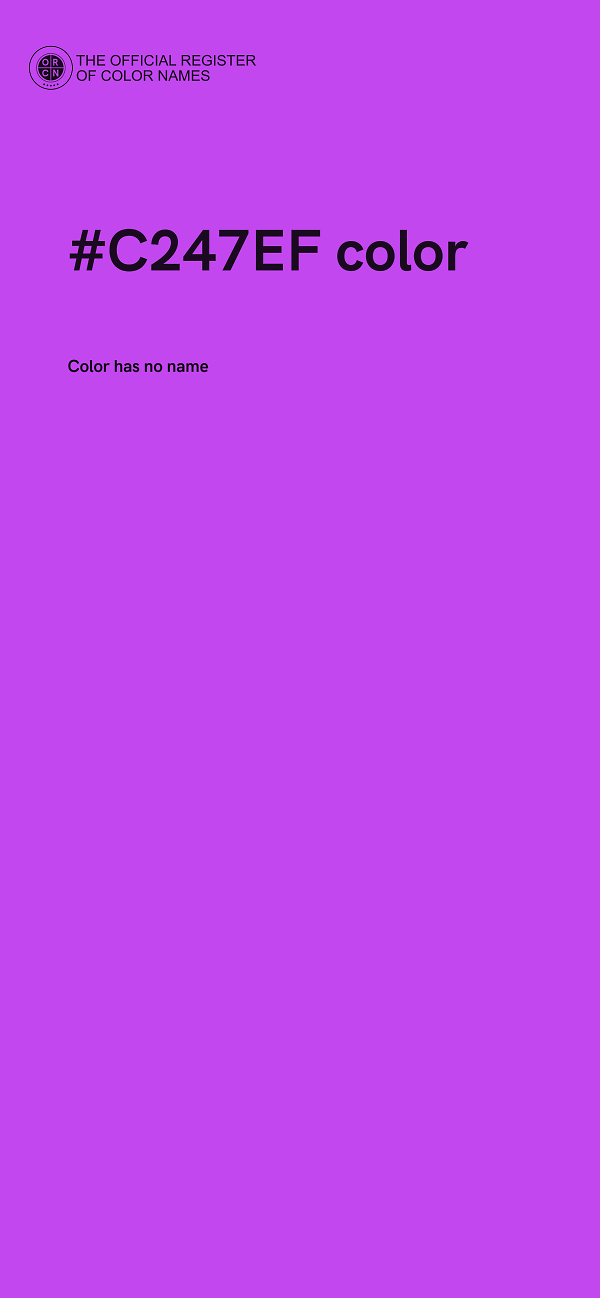 #C247EF color image