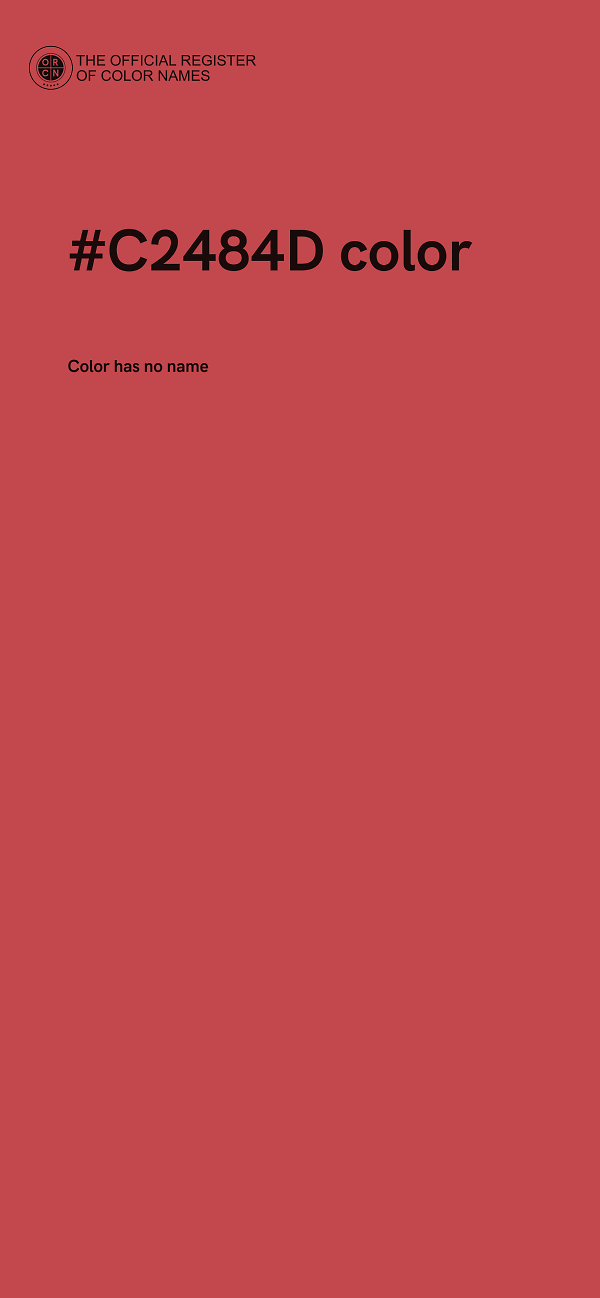 #C2484D color image