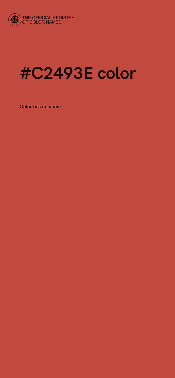 #C2493E color image