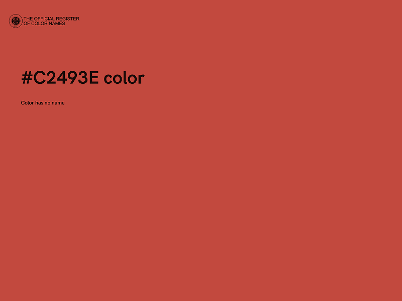 #C2493E color image