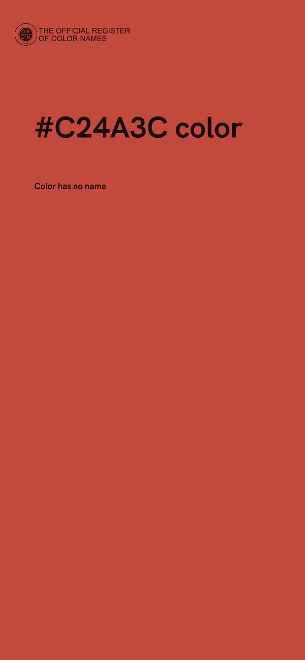 #C24A3C color image