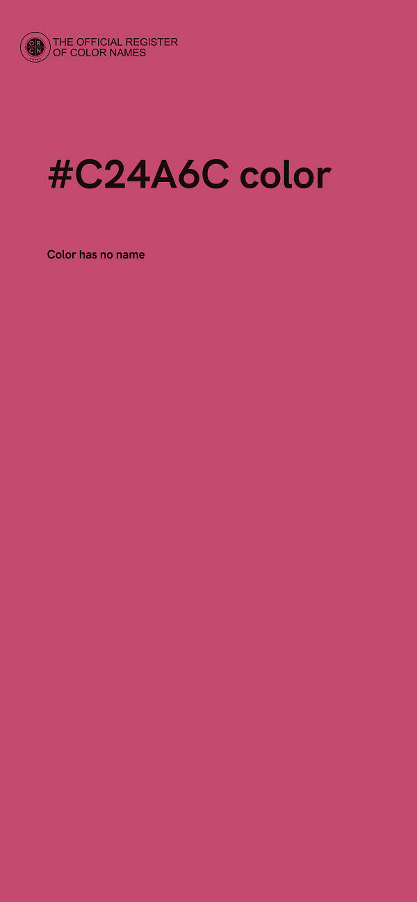 #C24A6C color image