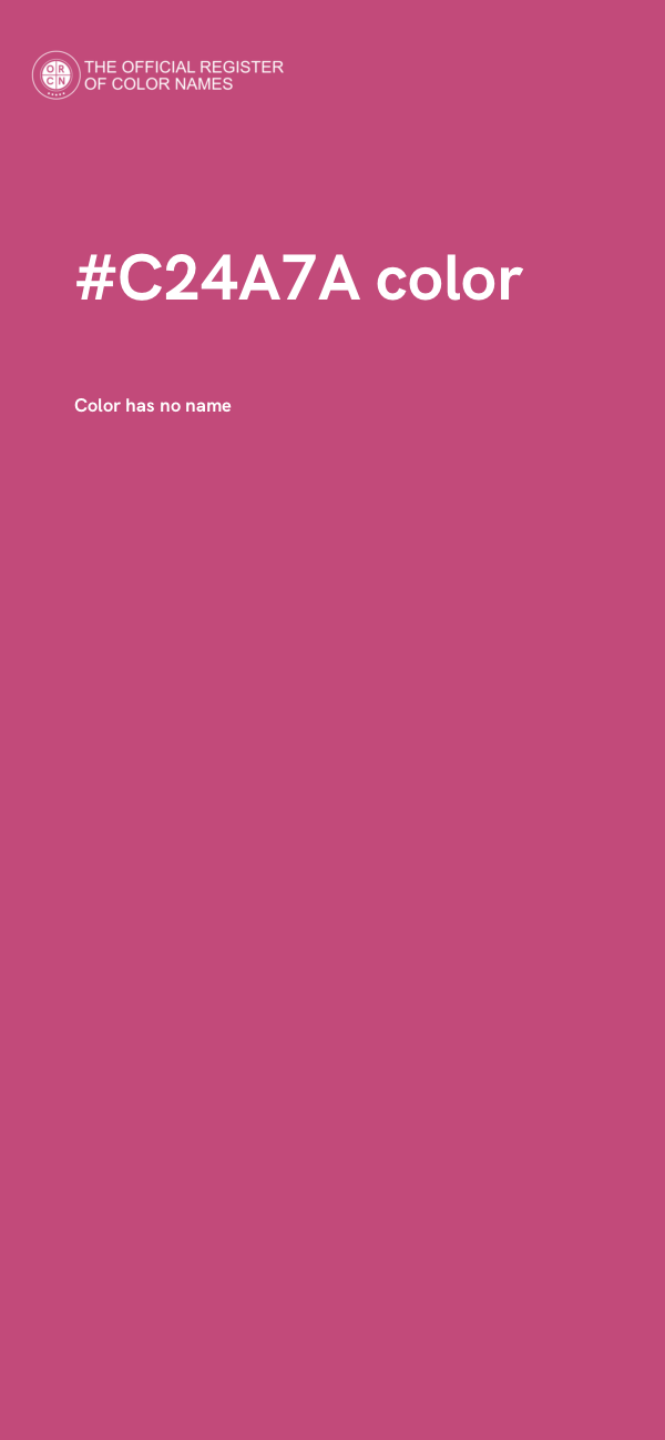 #C24A7A color image