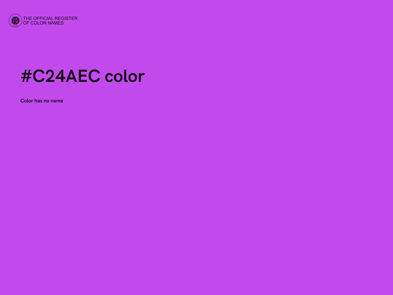 #C24AEC color image