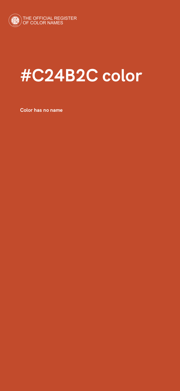 #C24B2C color image