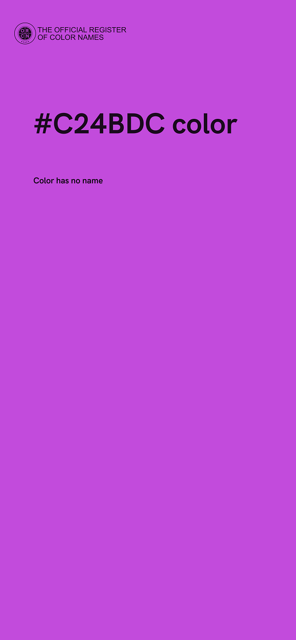 #C24BDC color image