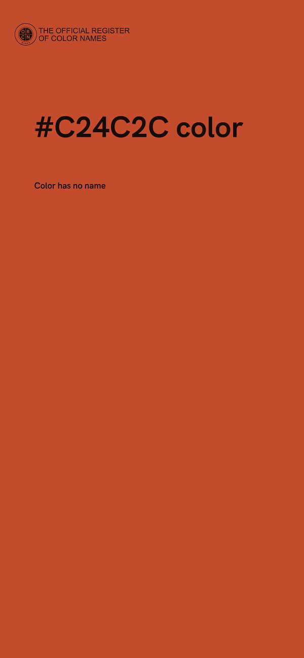 #C24C2C color image