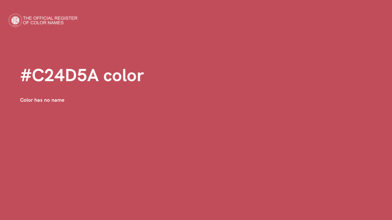 #C24D5A color image