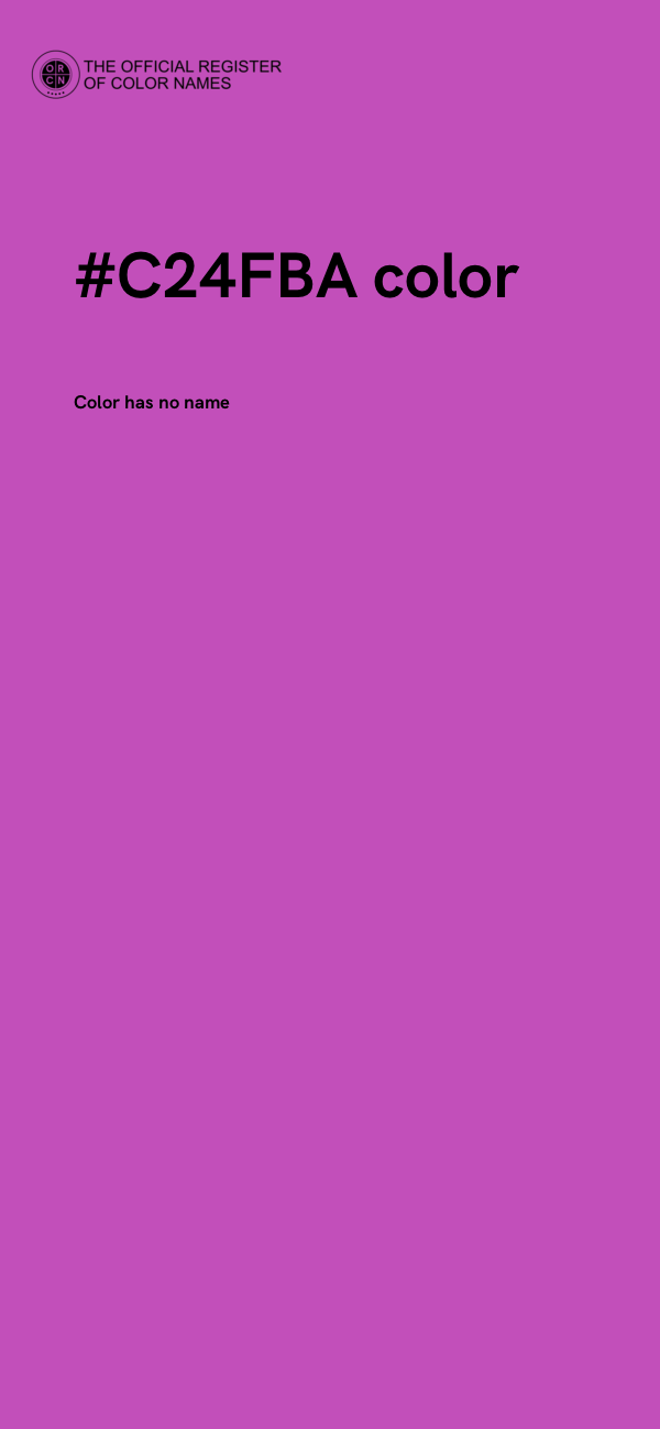 #C24FBA color image