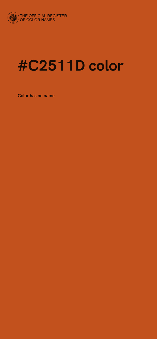 #C2511D color image